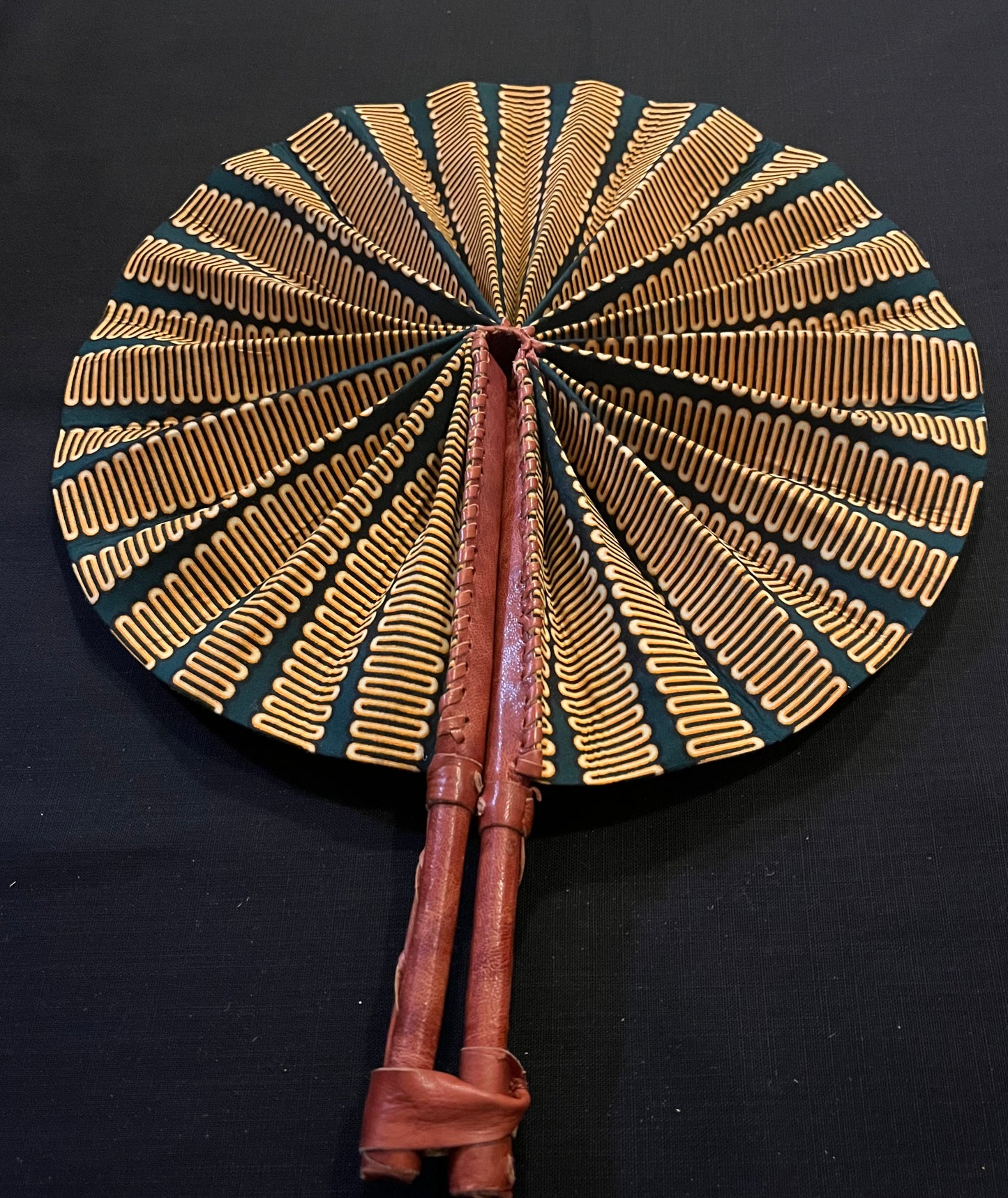 Authentic fabric fan