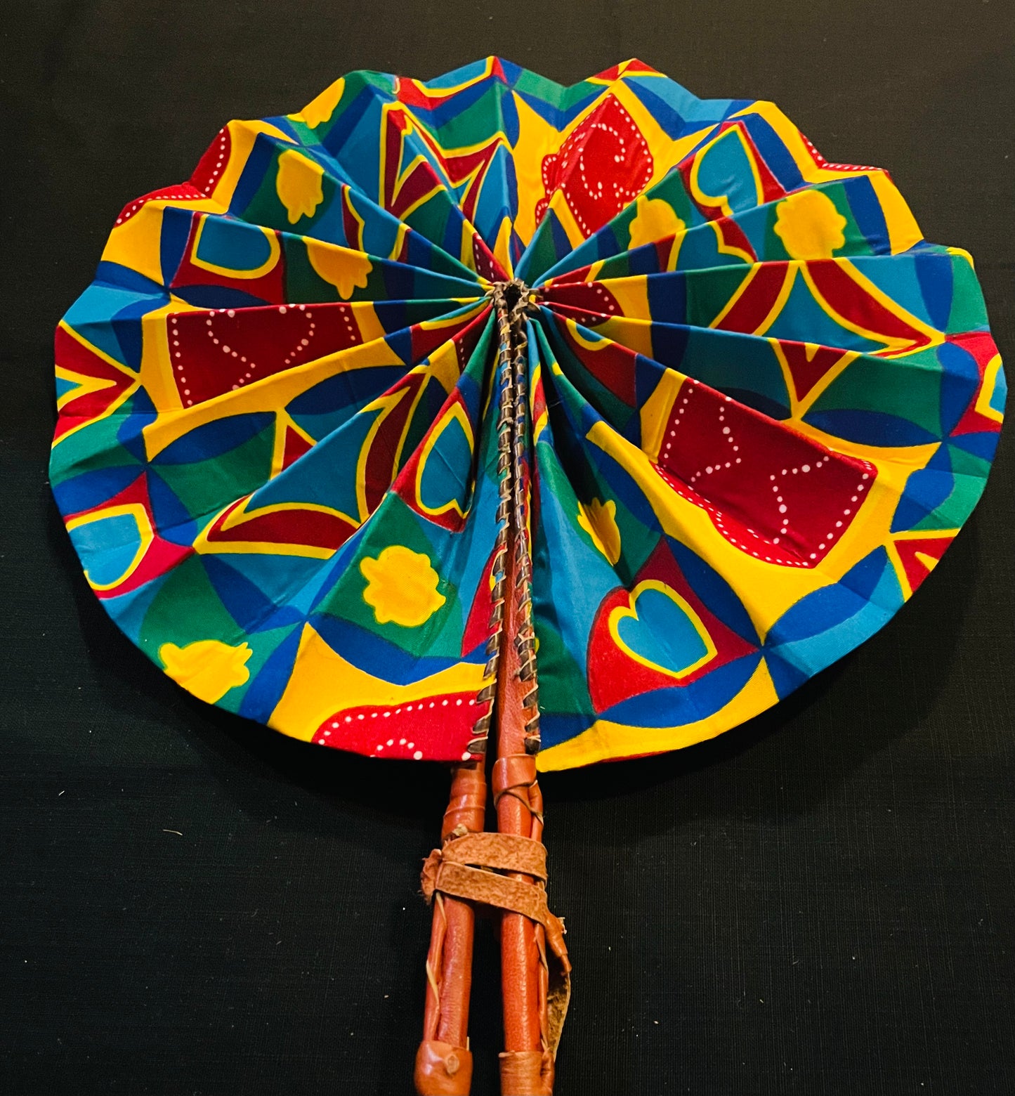 Authentic fabric fan