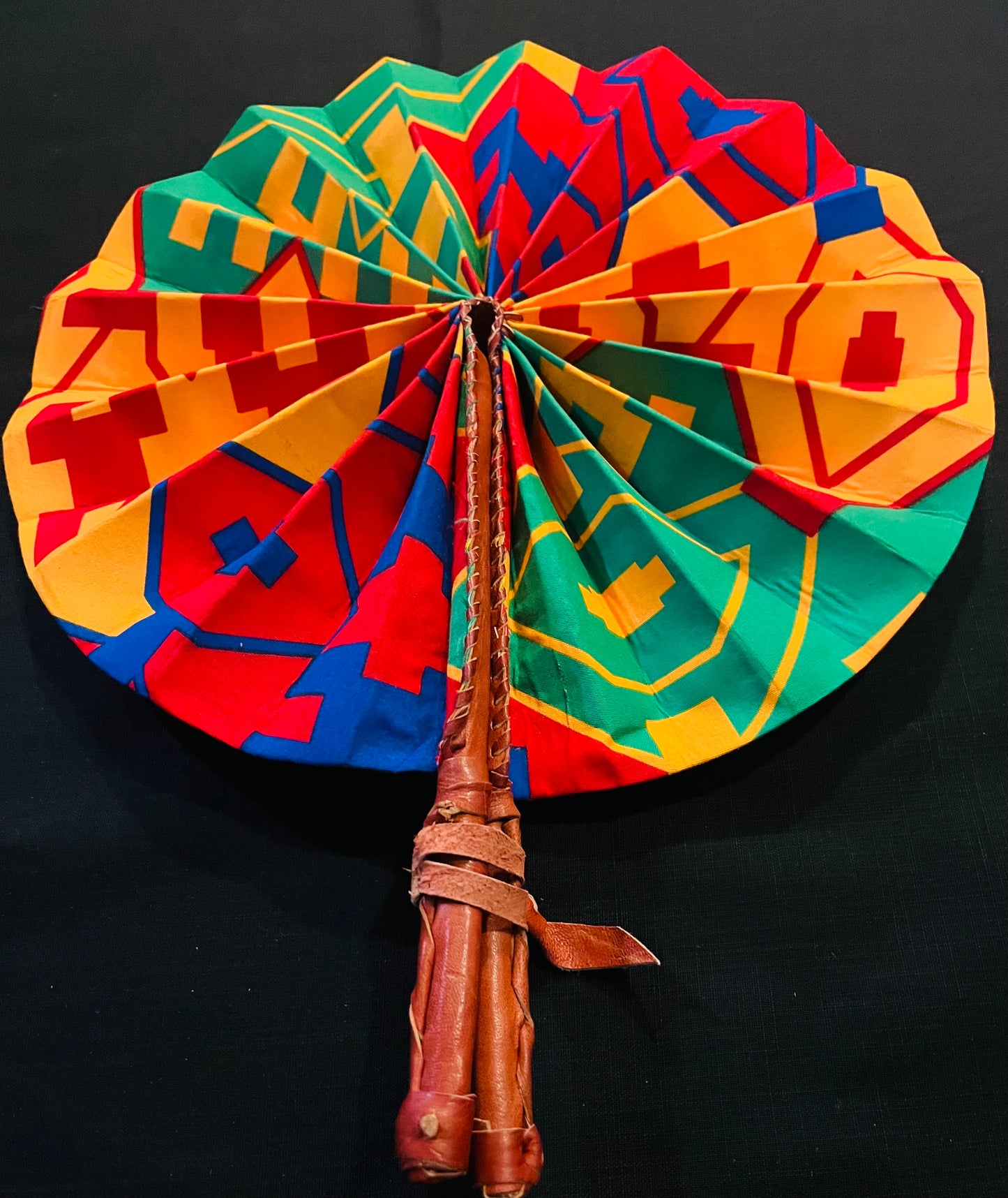 Authentic fabric fan