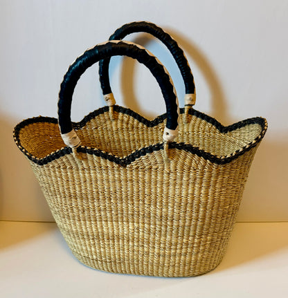 Handwoven African Beach & Home Décor Basket