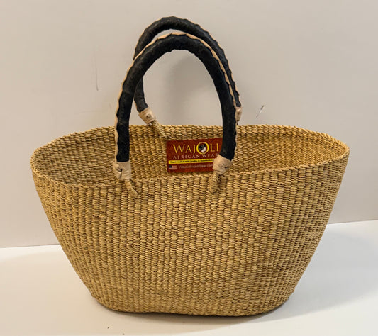 African Kinkahe Straw Basket