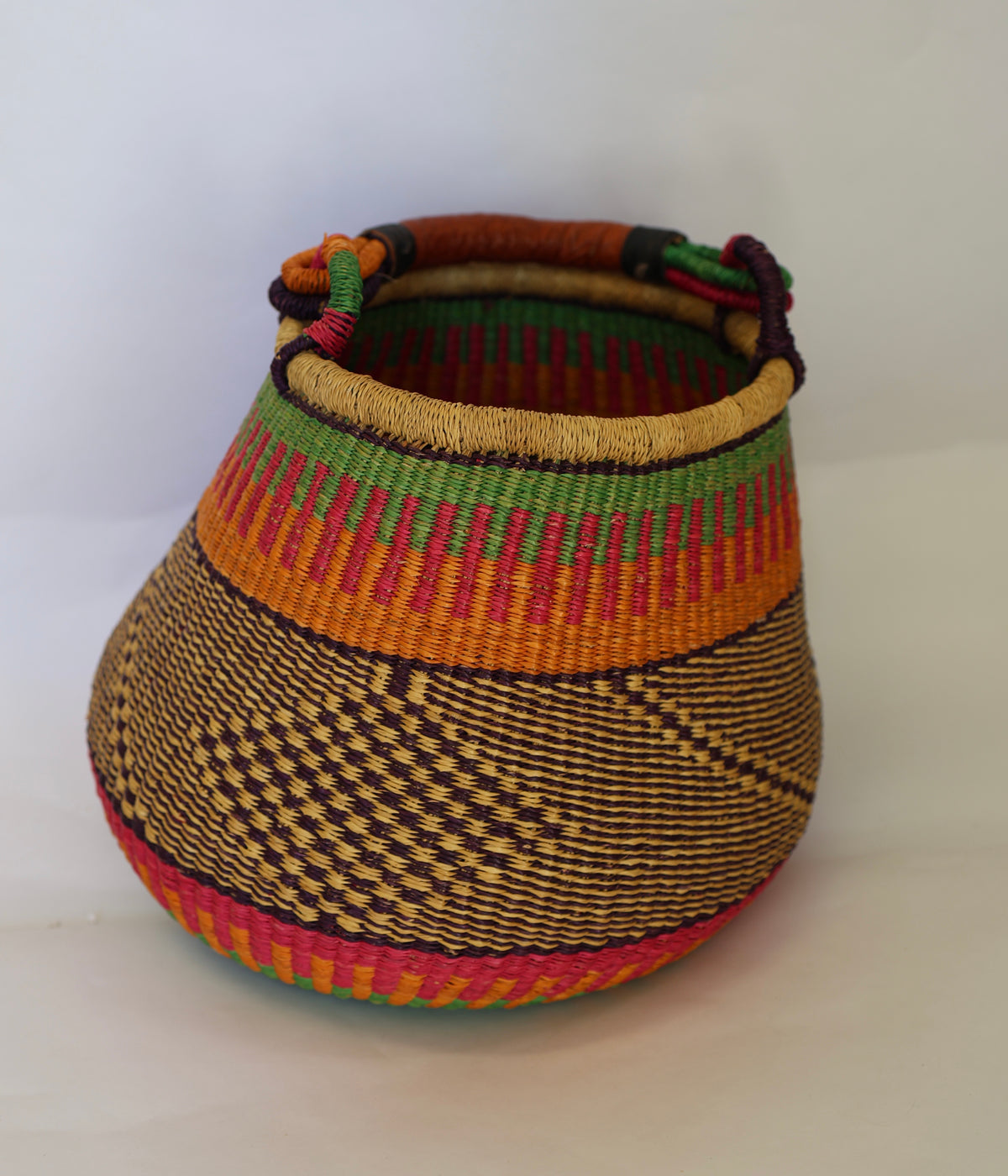 Handwoven  Beach Basket | Kinkahe Home Décor Basket