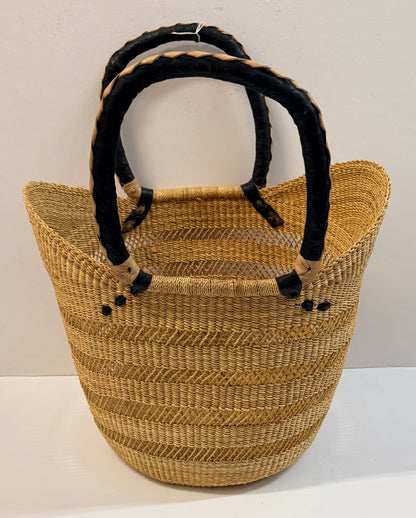 African Sea Grass Shopping Basket